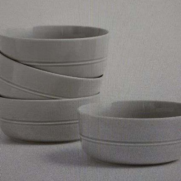Crate&Barrel Other - Crate&Barrel Light Grey Cereal Bowls - set of (4)